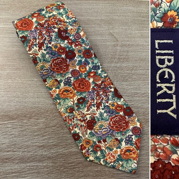 Liberty of London Other - Liberty of London Cotton Floral Print Tie